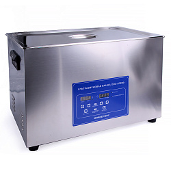 Ультразвуковая ванна с цифровым управлением, функциями подогрева и дегазации, 30 л ОДА Сервис ODA-LD280 - УЗ ванна 28 л с крышкой