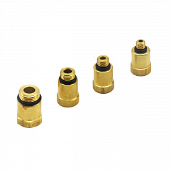 Бензиновый компрессометр Car-Tool CT-1351 - Адаптеры удлиненные: M18, М14, М12, М10 (слева направо)