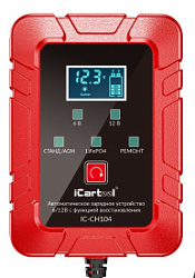 Импульсное зарядное устройство 6/12В с функцией восстановления iCartool IC-CH104