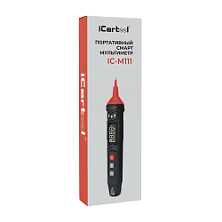 Портативный смарт мультиметр цифровой iCartool IC-M111 - Коробка