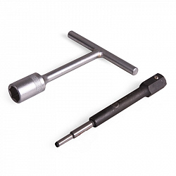 Набор для  снятия форсунок Common Rail и чистки посадочных мест Car-Tool CT-Z0304 - Держатель с ключом для торцевой фрезы