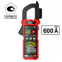 Токовые клещи постоянного/переменного тока 600A c режимом смарт iCartool IC-M207D