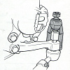 Съемник шаровых опор Mercedes Car-Tool CT-A1083