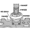 УСТАНОВОЧНАЯ ОПРАВКА VW407 CAR-TOOL CT-3573