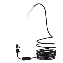 Видеоэндоскоп USB, 1Мп, 1280x720, 1м, 3.9мм зонд iCartool IC-V107A