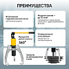 Съёмник гидравлический со встроенным насосом 10 т Car-Tool CT-S0010