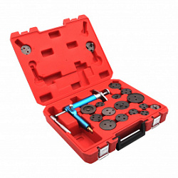 Набор для тормозных цилиндров, пневмопривод и 16 адаптеров  Car-Tool CT-V01190