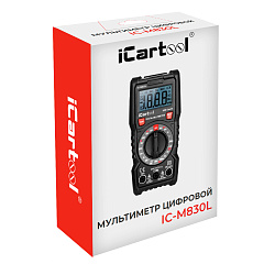 Мультиметр цифровой iCartool IC-M830L - Упаковка