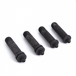 Адаптер для грузовых инжекторов Common Rail универсальный с изменяемым углом Car-Tool CT-N001 - Штуцер для подвода линии подачи M14X1.5 с  жестким (2 шт.) и резиновым уплотнением (2 шт.)