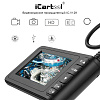 Видеоэндоскоп промышленный, 4.3", 1Мп, 1280x720, 3м, 8мм зонд iCartool IC-V129