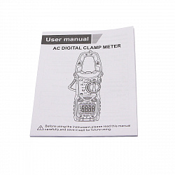 Токовые клещи переменного тока 600A iCartool IC-M206B - Инструкция