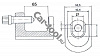 Съемник шаровой опоры для BMW E39, зев 24 мм Car-Tool CT-A1206