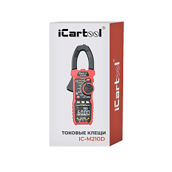Токовые клещи постоянного/переменного тока 1000A iCartool IC-M210D - Коробка